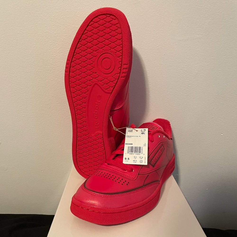 Maison Margiela Reebok Club C Red Shoes